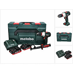 Metabo BS 18 LTX BL I Perceuse-visseuse sans fil 18 V 130 Nm + 2x Batteries 4,0 Ah + Chargeur + metaBOX