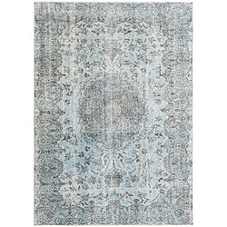 Vidal Tapis de laine 269x193 Bleu Ultra Vintage