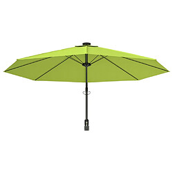 Avis Helloshop26 Parasol mural avec les pomme verte 290 cm 02_0008681