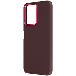 Avizar Coque pour Xiaomi Redmi 13C Rigide Contour Caméra Métallisé Bordeaux