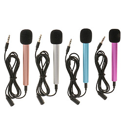 mini microphone micro pour téléphone portable bleu pas cher