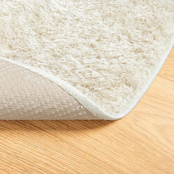 Acheter vidaXL Tapis ISTAN à poils longs aspect brillant crème Ø 100 cm