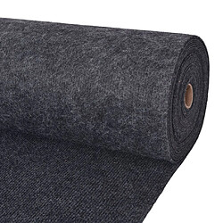 vidaXL Tapis strié pour exposition 1,2x10 m Anthracite