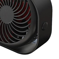 Avis Ventilateur De Bureau 3 Vitesses Rechargeable Vent Fort 360 Degrés Rotatif Voyage Noir