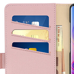 Avizar Housse Samsung Galaxy S10 Étui Clapet Portefeuille Fonction Stand DZgogo - rose pas cher