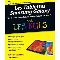 Les tablettes Samsung Galaxy pour Tab S, Tab 3, Tab 4, Tab Pro, Note 8, Note 10.1 & Note Pro pour les nuls - Occasion