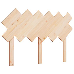 Maison Chic Tête de lit scandinave,Meuble de chambre 132x3x81 cm Bois massif de pin -MN10303