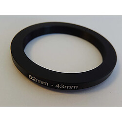 vhbw bague d'adaptation filtre Step Down52mm-43mm noir pour caméra Agfa, Agfaphoto, Canon, Casio, Fujifilm, Kodak, Minolta, Nikon, Olympus