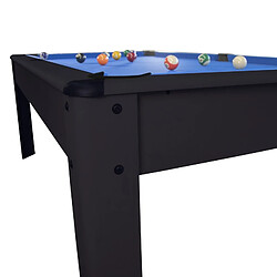 Play4Fun Billard Américain HARMONY 6Ft - 206,5 x 116,5 x 80 cm avec accessoires - Couleur Noir pas cher