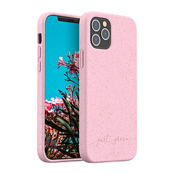 JUST GREEN Coque de Protection pour iPhone 12/12 Pro Natura Recyclable Rose