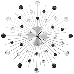 Decoshop26 Horloge murale avec mouvement à quartz Design moderne 50 cm DEC022272