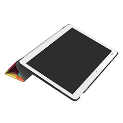 Acheter Wewoo Housse Étui pour Huawei MediaPad M3 Lite 10 cas de de flip horizontal de déformation horizontale de modèle de boîte colorée avec le support trois-se pliant et sommeil / réveil