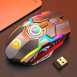 Yonis Souris Gaming Sans Fil RGB Silencieuse