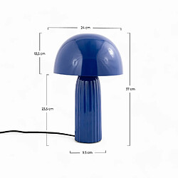 Rendez Vous Deco Lampe Joy en métal bleu foncé