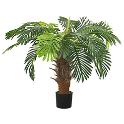 vidaXL Palmier Cycas artificiel avec pot 90 cm Vert