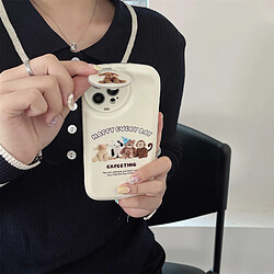 Avis GUPBOO Étui pour iPhoneXsMax Assis Muppets Bear Doll Retro Mobile Phone Case Anti-fall Women