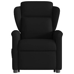 Acheter vidaXL Fauteuil de massage inclinable Noir Tissu