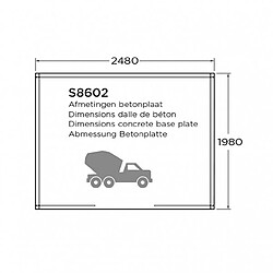 Acheter SOLID SUPERIA Dresden abri de jardin en bois 198x248x218cm