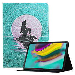 Etui en PU Impression de motifs avec support pliable Sirène pour votre Samsung Galaxy Tab A7 Lite 8.7 pouces T220/T225