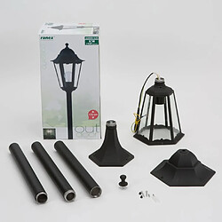 Smartwares Lampadaire de jardin 60 W Noir 175 cm CLAS5000.035 pas cher