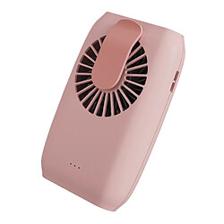 JJBRDZ-Mini Ventilateur Portatif à Clipser la Taille Ventilateur de Bureau Rechargeable USB avec Ventilateurs de Banque d'Alimentation à Cordes Suspendues C