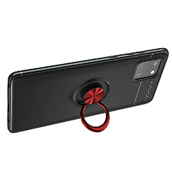 Lenuo Coque en TPU avec béquille noir/rouge pour votre Samsung Galaxy A81/Note 10 Lite