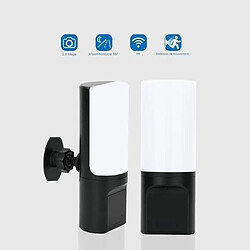 Totalcadeau Lampe applique murale caméra espion 1080p HD wifi vision de nuit