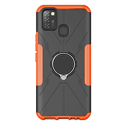 Coque en TPU anti-rayures, anti-chocs avec béquille pour votre Infinix Smart 5 X657/Hot 10 Lite - orange