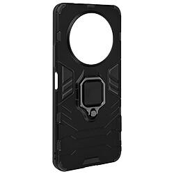 Avizar Coque pour Xiaomi 14 Ultra Anneau Support Bi-matière Antichoc Noir