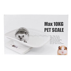 Universal 1G 10kg Chien/chat Taille de l'animal Nombre de bébés Balance de poids pour nourrissons (kg/oz/lb)