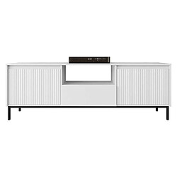 Acheter Bestmobilier Girona - meuble tv ouvert - blanc - 174 cm