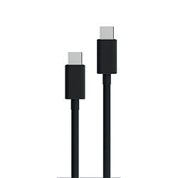 My Way Myway Câble USB-C vers USB-C Charge 60W et Synchronisation 1m Noir