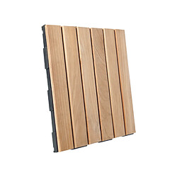 Acheter Snap & Go Dalle en bois teck... 30 x 30 cm - Miel