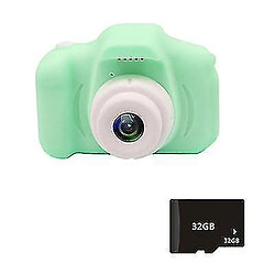 Universal X2S Mini Kids Camera 2 pouces Affichage de couleur HD RECHARGable MINI CAME CAMERIMIM¼ˆGREENï¼ ‰