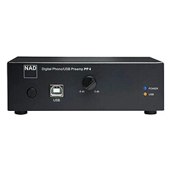 NAD Electronics International NAD PP4 Noir - Préamplificateur Phono avec USB