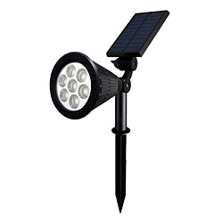 Avis Projecteur solaire imperméable 7LED, lumière colorée de paysage de jardin de jardin extérieur