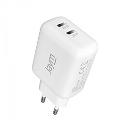 JAYM,Chargeur Maison,Ultra Rapide 3A 45w,double USB-C, USB-C PD 20W + USB-C PD 25W pour iPhone 16/15/14/13,Galaxy S24/S23/S22,Note20,Pixel,XIAOMI,Tablettes