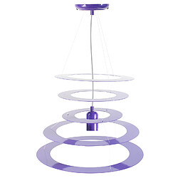 Suspension luminaire violet Eclairage suspendue pour plafond Lampe Compatible LED