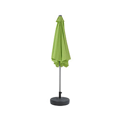 Habitat Et Jardin Parasol jardin droit Alu Sol - Rond - Ø 3m - Vert - Avec pied à lester