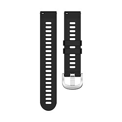 Avizar Bracelet pour Samsung Galaxy Watch Active 2 40mm Silicone Texturé Noir