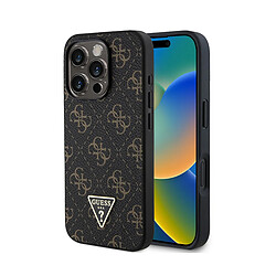 Guess Maroquinerie Guess Coque iPhone 16 Pro Max - 4G Triangle Noir