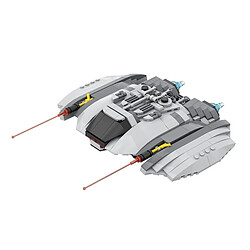 Universal Space Military Aircraft Series Battle Spaceship 1978 Blocs de construction Brick Brain Games Jouets Cadeaux pour enfants | Blocs (gris)