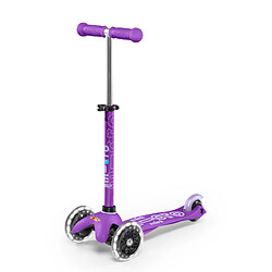 Trottinette 3 roues Mini Micro Deluxe Violet LED