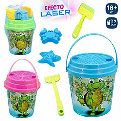 Set de jouets de plage Juinsa Tortue 17 x 17 cm