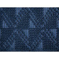 Beliani Tapis 160 x 230 cm bleu marine SAVRAN pas cher