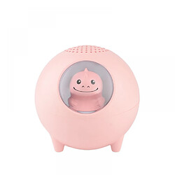 General Mini haut-parleur Bluetooth sans fil portable mignon avec microphone intégré, plage de connexion de 10 m, petits haut-parleurs mignons prenant en charge la carte TF, pour enfants gar?ons filles adolescents (rose)