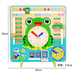 Acheter Universal Jouet en bois bébé temps de saison du temps de saison horloge horloge horloge cognitive éducation préscolaire enseignement