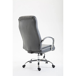 Avis Decoshop26 Fauteuil de bureau en synthétique gris réglable BUR10257