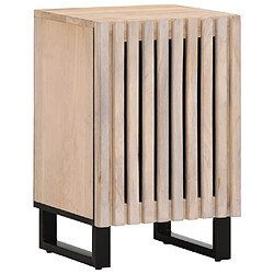 vidaXL Armoire de salle de bain 38x34x58 cm bois massif de manguier