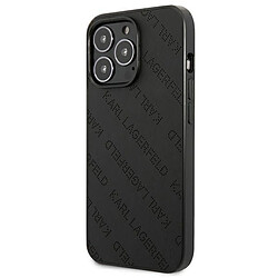 Karl Lagerfeld Perforated Allover - Coque pour iPhone 13 Pro (Noir)